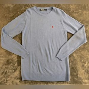 Polo by Ralph Lauren Crewneck Sweater Light Blue Large
